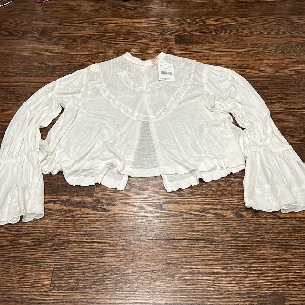 Free people white blouse